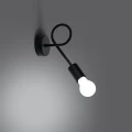 Lampa ścienna LEVAR czarna kinkiet SL.1454 SOLLUX LIGHTING