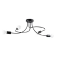 Lampa wisząca LEVAR 4 czarna żyrandol SL.1455 SOLLUX LIGHTING