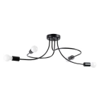 Lampa wisząca LEVAR 4 czarna żyrandol SL.1455 SOLLUX LIGHTING