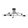Lampa wisząca LEVAR 6 czarna żyrandol SL.1456 SOLLUX LIGHTING