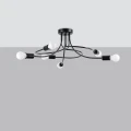 Lampa wisząca LEVAR 6 czarna żyrandol SL.1456 SOLLUX LIGHTING