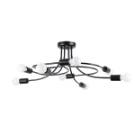 Lampa wisząca LEVAR 8 czarna żyrandol SL.1457 SOLLUX LIGHTING