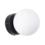 Lampa ścienna YOLI 1 czarna kinkiet SL.1461 SOLLUX LIGHTING