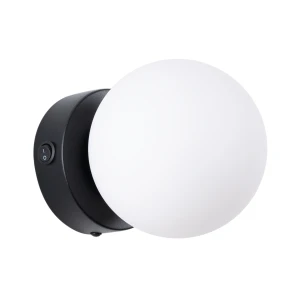 Lampa ścienna YOLI 1 czarna kinkiet SL.1461 SOLLUX LIGHTING