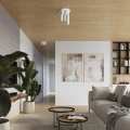 Lampa sufitowa LAGOS 5P biała plafon SL.1465 SOLLUX LIGHTING
