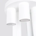 Lampa sufitowa LAGOS 5P biała plafon SL.1465 SOLLUX LIGHTING