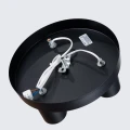 Lampa sufitowa LAGOS 3P czarna plafon SL.1466 SOLLUX LIGHTING