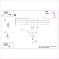 Lampa sufitowa LAGOS 3P czarna plafon SL.1466 SOLLUX LIGHTING