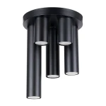Lampa sufitowa LAGOS 5P czarna plafon SL.1467 SOLLUX LIGHTING