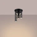 Lampa sufitowa LAGOS 5P czarna plafon SL.1467 SOLLUX LIGHTING