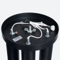 Lampa sufitowa LAGOS 5P czarna plafon SL.1467 SOLLUX LIGHTING