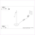 Lampa biurkowa PASTELO biała lampka biurkowa SL.1468 SOLLUX LIGHTING