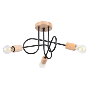 Lampa wisząca EMBER 3 czarna żyrandol SL.1477 SOLLUX LIGHTING