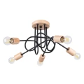 Lampa wisząca EMBER 5 czarna żyrandol SL.1478 SOLLUX LIGHTING
