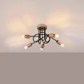 Lampa wisząca EMBER 5 czarna żyrandol SL.1478 SOLLUX LIGHTING