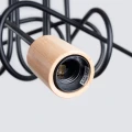 Lampa wisząca EMBER 5 czarna żyrandol SL.1478 SOLLUX LIGHTING