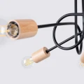 Lampa wisząca EMBER 5 czarna żyrandol SL.1478 SOLLUX LIGHTING