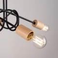 Lampa wisząca EMBER 5 czarna żyrandol SL.1478 SOLLUX LIGHTING