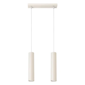 Lampa wisząca LAGOS 2 beżowa zwis SL.1480 SOLLUX LIGHTING