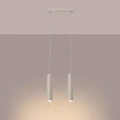 Lampa wisząca LAGOS 2 beżowa zwis SL.1480 SOLLUX LIGHTING