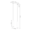 Lampa wisząca LAGOS 2 beżowa zwis SL.1480 SOLLUX LIGHTING