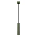 Lampa wisząca LAGOS 1 zielona oliwka zwis SL.1484 SOLLUX LIGHTING