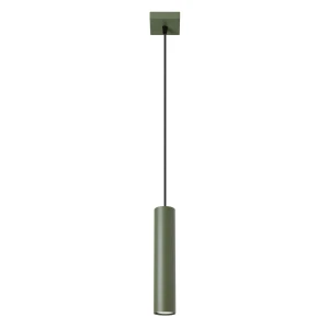 Lampa wisząca LAGOS 1 zielona oliwka zwis SL.1484 SOLLUX LIGHTING