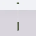 Lampa wisząca LAGOS 1 zielona oliwka zwis SL.1484 SOLLUX LIGHTING