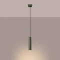 Lampa wisząca LAGOS 1 zielona oliwka zwis SL.1484 SOLLUX LIGHTING