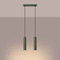 Lampa wisząca LAGOS 2 zielona oliwka zwis SL.1485 SOLLUX LIGHTING