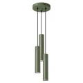 Lampa wisząca LAGOS 3P zielona oliwka zwis SL.1487 SOLLUX LIGHTING