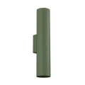 Lampa ścienna LAGOS 2 zielony oliwkowy kinkiet SL.1488 SOLLUX LIGHTING