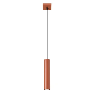Lampa wisząca LAGOS 1 ochra czerwona zwis SL.1489 SOLLUX LIGHTING