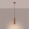 Lampa wisząca LAGOS 1 ochra czerwona zwis SL.1489 SOLLUX LIGHTING