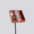 Lampa wisząca LAGOS 1 ochra czerwona zwis SL.1489 SOLLUX LIGHTING