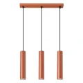 Lampa wisząca LAGOS 3L ochra czerwona zwis SL.1491 SOLLUX LIGHTING