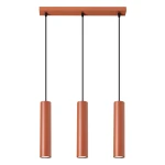 Lampa wisząca LAGOS 3L ochra czerwona zwis SL.1491 SOLLUX LIGHTING