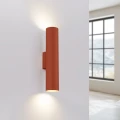 Lampa ścienna LAGOS 2 ochra czerwona kinkiet SL.1493 SOLLUX LIGHTING
