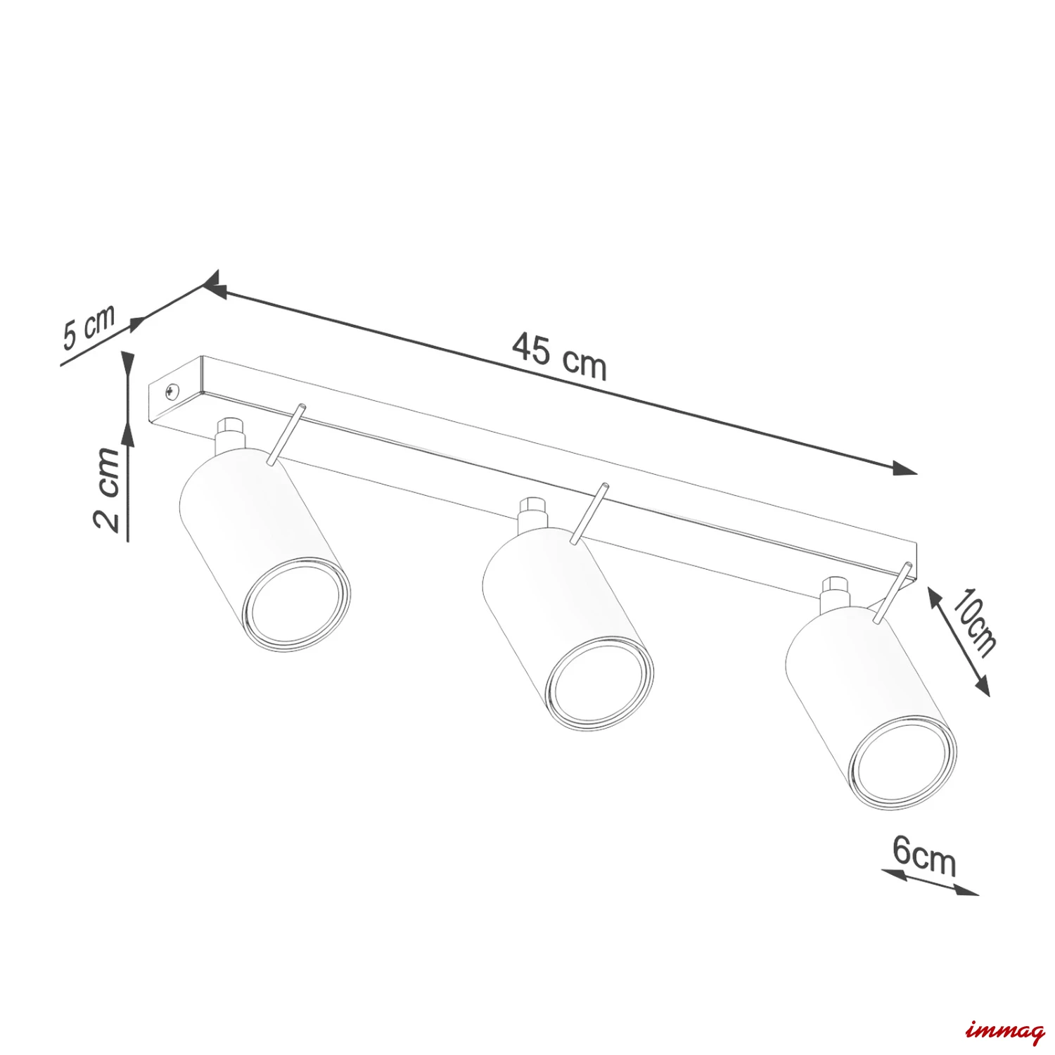 Lampa sufitowa RING 3L beżowa plafon SL.1496 SOLLUX LIGHTING - wymiary