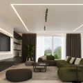 Lampa ścienna RING zielony oliwkowy kinkiet SL.1500 SOLLUX LIGHTING