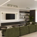 Lampa ścienna RING zielony oliwkowy kinkiet SL.1500 SOLLUX LIGHTING