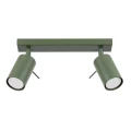 Lampa sufitowa RING 2 zielony oliwkowy plafon SL.1501 SOLLUX LIGHTING
