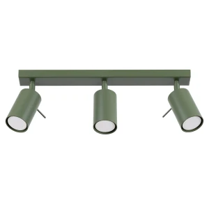 Lampa sufitowa RING 3L zielony oliwkowy plafon SL.1502 SOLLUX LIGHTING