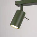 Lampa sufitowa RING 3L zielony oliwkowy plafon SL.1502 SOLLUX LIGHTING
