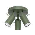 Lampa sufitowa RING 3P zielony oliwkowy plafon SL.1503 SOLLUX LIGHTING