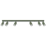 Lampa sufitowa RING 6L zielony oliwkowy plafon SL.1505 SOLLUX LIGHTING