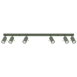 Lampa sufitowa RING 6L zielony oliwkowy plafon SL.1505 SOLLUX LIGHTING