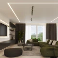 Lampa sufitowa RING 6L zielony oliwkowy plafon SL.1505 SOLLUX LIGHTING