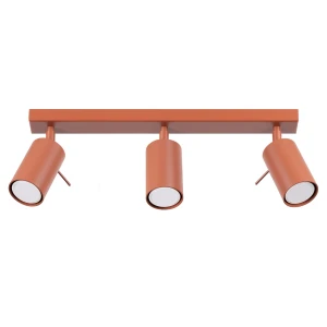 Lampa sufitowa RING 3L ochra czerwona plafon SL.1508 SOLLUX LIGHTING