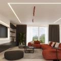 Lampa sufitowa RING 3L ochra czerwona plafon SL.1508 SOLLUX LIGHTING